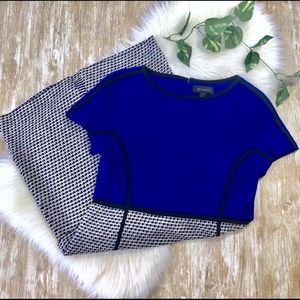 st john peplum dress